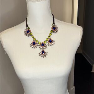 Elegant Blue and Silver Necklace